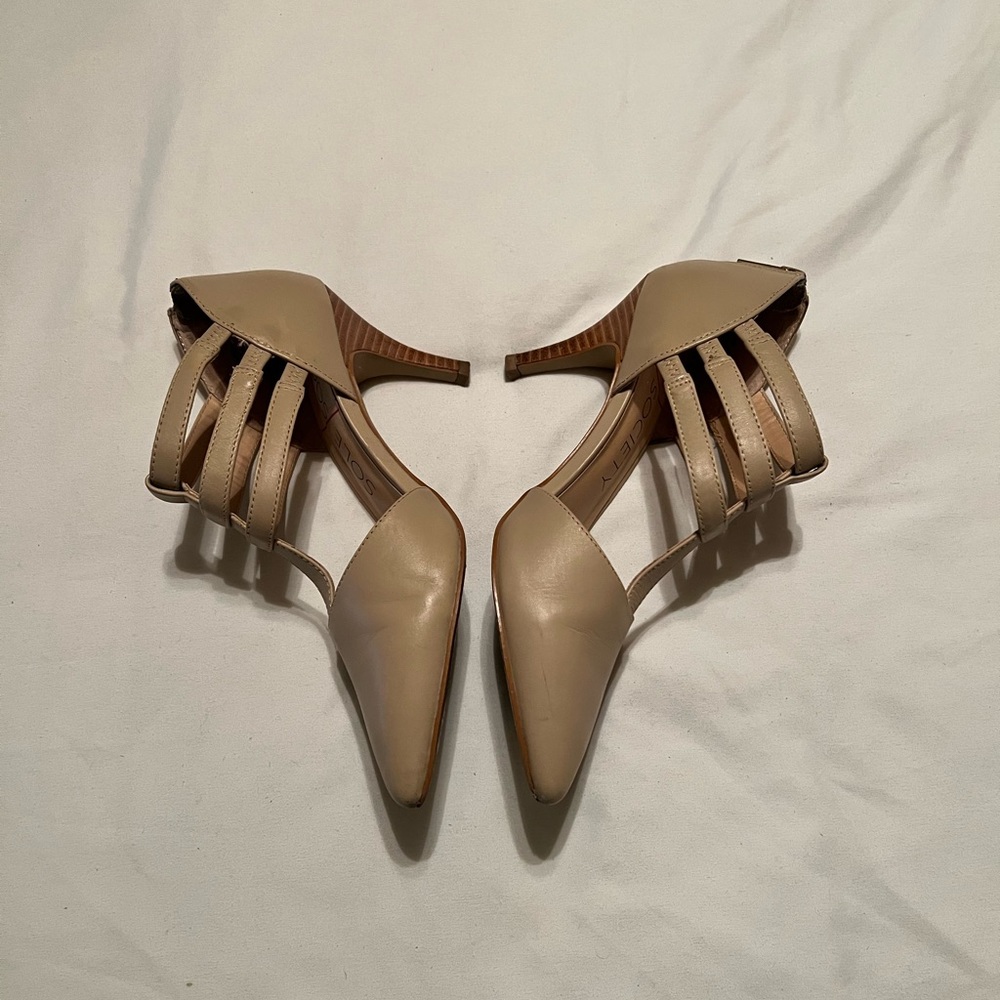Sole Society nude heels size 7 - Picture 4 of 7